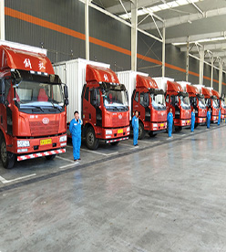 常州到广西物流公司车辆展示